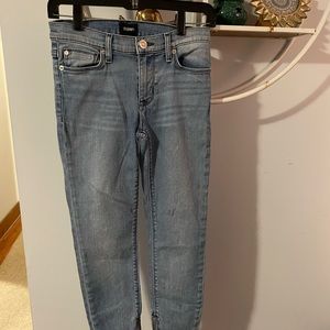 Hudson Women's 25 Skinny Denim Jeans Zip Ankle